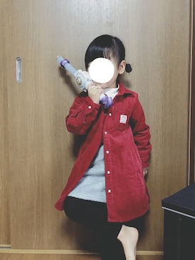「F.O.KIDS（エフオーキッズ）のアイテム（ワンピース/ドレス）」を使った、suUuさん（キッズ・100cm）の冬コーディネート