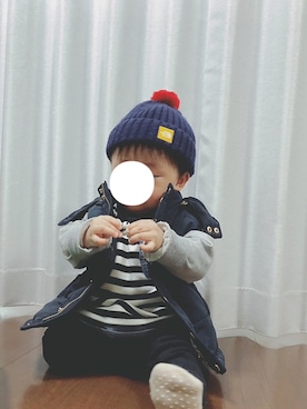 suUuさん（キッズ・80cm）の冬コーディネート