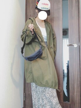 「平成最後のWEARISTAセンバツ」｜「アイテム（モッズコート）」を使った、suUuさん（レディース・165cm）の春コーディネート