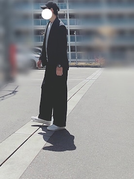 「SHIPS（シップス）のCONVERSE: CANVAS ALL STAR J OX■（スニーカー）」を使った、suUuさん（メンズ・180cm）の春コーディネート