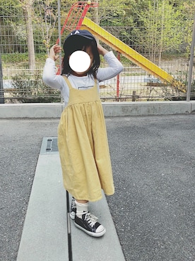 「SM2（エスエムツー）のアイテム（ワンピース/ドレス）」を使った、suUuさん（キッズ・100cm）の春コーディネート