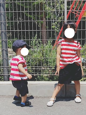 suUuさん（キッズ・100cm）の夏コーディネート