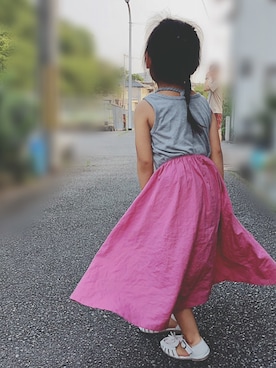 suUuさん（キッズ・100cm）の夏コーディネート