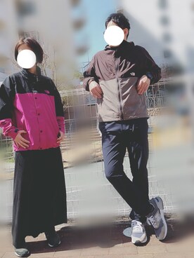 「アイテム（マウンテンパーカー、ブラウン系）」を使った、suUuさん（レディース・165cm）の春コーディネート