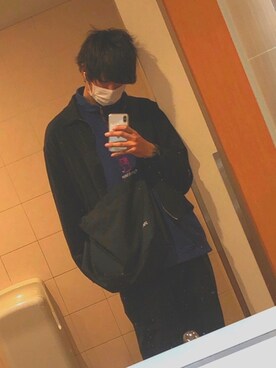 「SAYHELLO（セイハロー）のアイテム」を使った、しょーさん（メンズ・188cm）の冬コーディネート