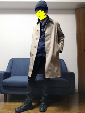 「A.P.C.（アーペーセー）のアイテム（ブルゾン）」を使った、aiyさん（メンズ・173cm）の秋コーディネート