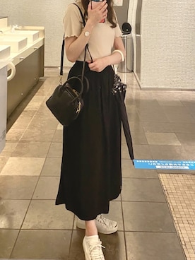 「because（ビコーズ）のアイテム」を使った、あおさん（レディース・157cm）の夏コーディネート