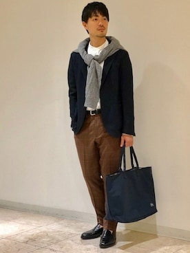 「アイテム（その他シューズ）」を使った、TAKA‐Cさん（メンズ・175cm）の秋コーディネート