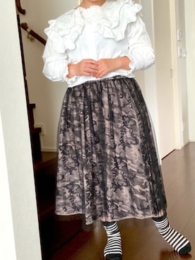 「30代」｜「アイテム（ソックス/靴下）」を使った、Mariさん（レディース・152cm）の春コーディネート
