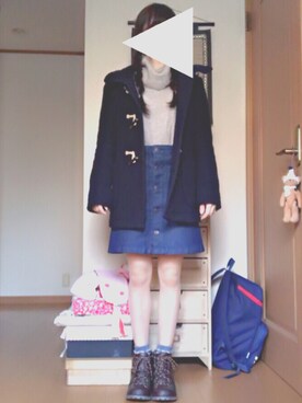 YuKaBooo🔆さん（レディース・148cm）の冬コーディネート