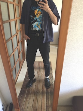 「STUDIOUS（ステュディオス）のアイテム（その他アウター）」を使った、CHIKUWAさん（メンズ・182cm）の秋コーディネート