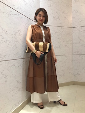 Yoshida.aさん（レディース・159cm）の夏コーディネート