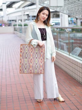 Yoshida.aさん（レディース・159cm）の春コーディネート