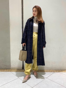 「TICCA（ティッカ）のアイテム（ジャケット/アウター）」を使った、Yoshida.aさん（レディース・159cm）の秋コーディネート