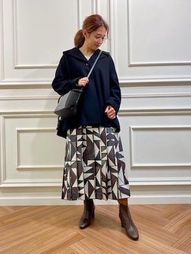 Yoshida.aさん（レディース・159cm）の冬コーディネート