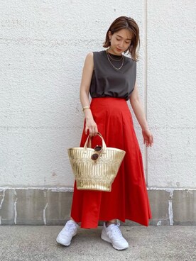 Yoshida.aさん（レディース・159cm）の夏コーディネート
