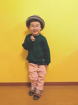 ちけぱるさん(キッズ・100cm)の冬コーディネート