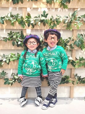 ちけぱるさん（キッズ・100cm）の冬コーディネート