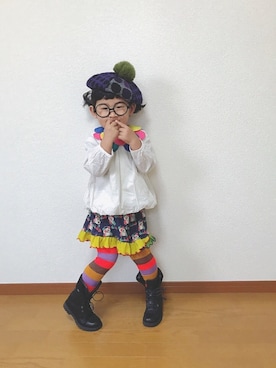 ちけぱるさん(キッズ・100cm)の春コーディネート