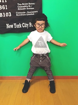 ちけぱるさん（キッズ・100cm）の夏コーディネート