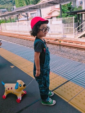 ちけぱるさん(キッズ・100cm)の秋コーディネート