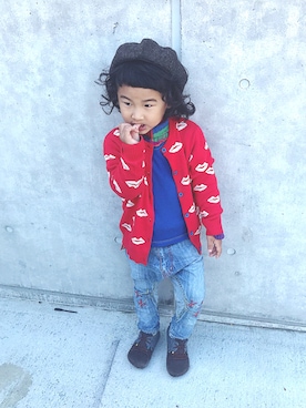 ちけぱるさん(キッズ・100cm)の秋コーディネート