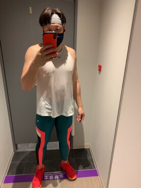 「アイテム（レッグウェア、グリーン系）」を使った、ryoko.5360さん（メンズ・180cm）の秋コーディネート