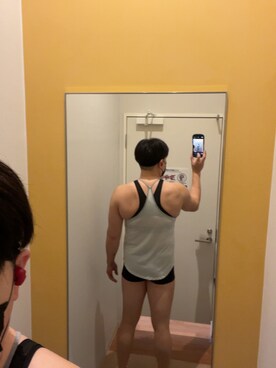 「筋トレ」｜ryoko.5360さん（メンズ・180cm）の冬コーディネート