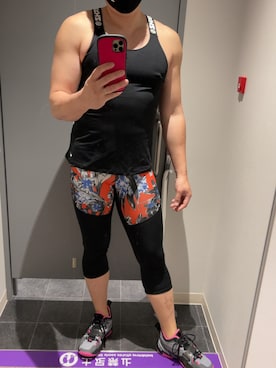 「筋トレ」｜ryoko.5360さん（メンズ・180cm）の冬コーディネート