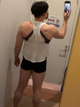 「筋トレ」｜ryoko.5360さん（メンズ・180cm）の冬コーディネート