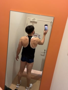 「筋トレ」｜ryoko.5360さん（メンズ・180cm）の冬コーディネート