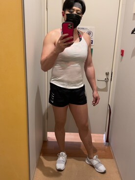 「筋トレ」｜ryoko.5360さん（メンズ・180cm）の冬コーディネート