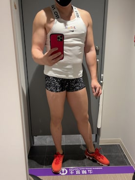 「筋トレ」｜ryoko.5360さん（メンズ・180cm）の冬コーディネート