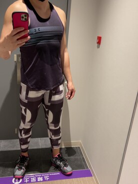 「Reebok（リーボック）のラックス ボールド 2 メガヘリテージ タイツ / Lux Bold 2 Megaheritage Tights（レギンス/スパッツ）」を使った、ryoko.5360さん（メンズ・180cm）の冬コーディネート
