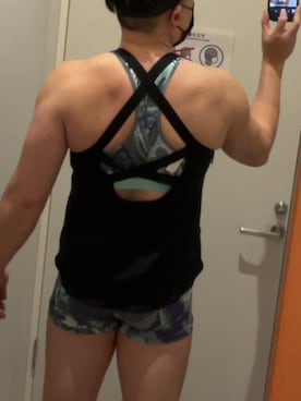 「筋トレ」｜ryoko.5360さん（メンズ・180cm）の冬コーディネート