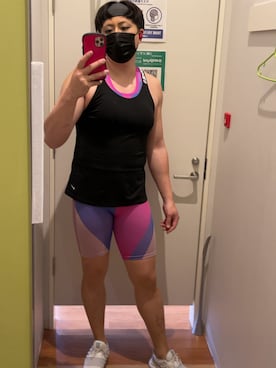 「筋トレ」｜ryoko.5360さん（メンズ・180cm）の冬コーディネート