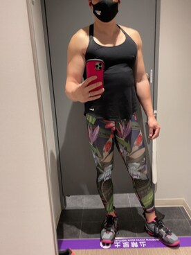 「筋トレ」｜ryoko.5360さん（メンズ・180cm）の冬コーディネート