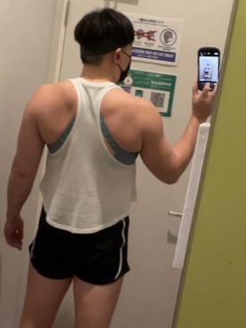 「筋トレ」｜ryoko.5360さん（メンズ・180cm）の冬コーディネート