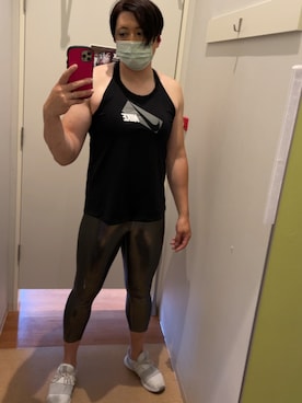 「筋トレ」｜ryoko.5360さん（メンズ・180cm）の春コーディネート