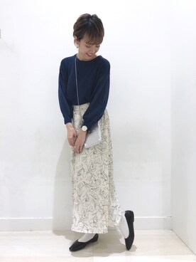 「メタルバッグ」｜yunaさん（レディース・165cm）の冬コーディネート