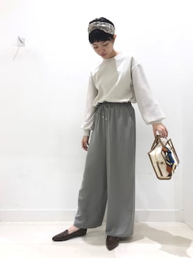「アイテム（ヘアバンド、その他）」を使った、yunaさん（レディース・165cm）の春コーディネート