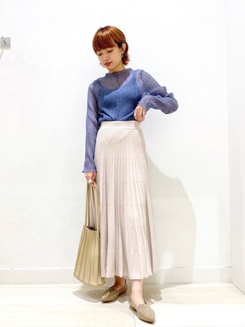 「ラブアンドピース2020」｜「アイテム（パンプス）」を使った、yunaさん（レディース・165cm）の秋コーディネート