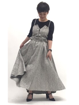 「STUDIOUS(ステュディオス)のアイテム(ワンピース/ドレス)」を使った、funnybunnysallyさん(レディース・155cm)の夏コーディネート