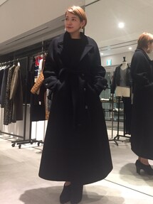 UNITED TOKYO Super140 メルトンベルテッドダブルロングコート UNITED TOKYO（ユナイテッドトウキョウ）の「Super140's