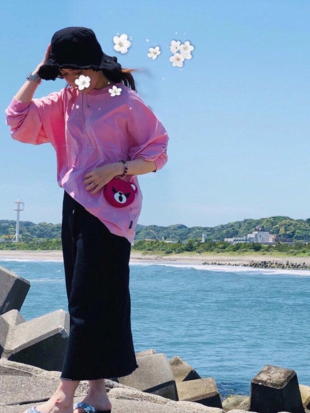 L'Appartement Lisiere ミモレスリットスカート Slit Long Skirt（ロング・マキシ丈スカート）｜L'Appartement