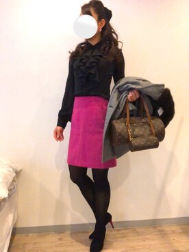 HIROさん（レディース・161cm）の冬コーディネート