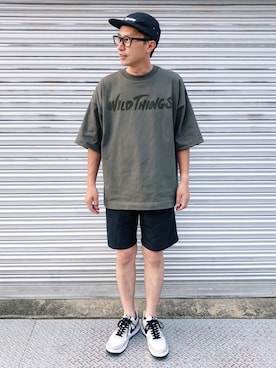 「WILD THINGS（ワイルドシングス）のアイテム」を使った、tatsuya さん（メンズ・173cm）の夏コーディネート