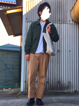 「CABANE de ZUCCa（カバンドズッカ）のアイテム（アナログ腕時計）」を使った、karsさん（メンズ・171cm）の春コーディネート
