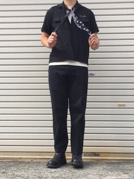 「SASQUATCHfabrix.（サスクワァッチファブリックス）のアイテム」を使った、karsさん（メンズ・171cm）の夏コーディネート
