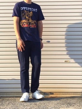 「MofM(manofmoods)（マンオブムーズ）のアイテム（パンツ）」を使った、karsさん（メンズ・171cm）の夏コーディネート
